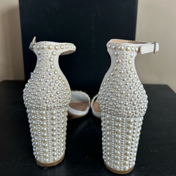 INC International Concepts Pearl Embellished Heels - Picture 3 of 6